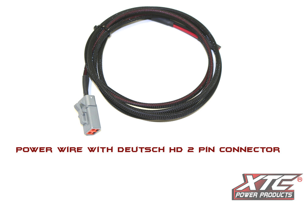 XTC POWER PRODUCTS 6' 14 GA. POWER WIRE TO HD 2 PIN DEUSTCH DTP06-2S