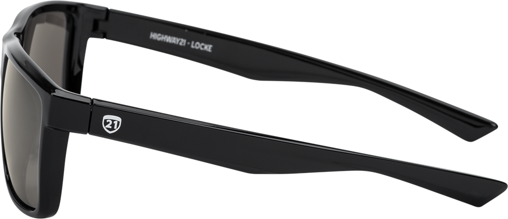 HIGHWAY 21 LOCKE SUNGLASSES BLACK