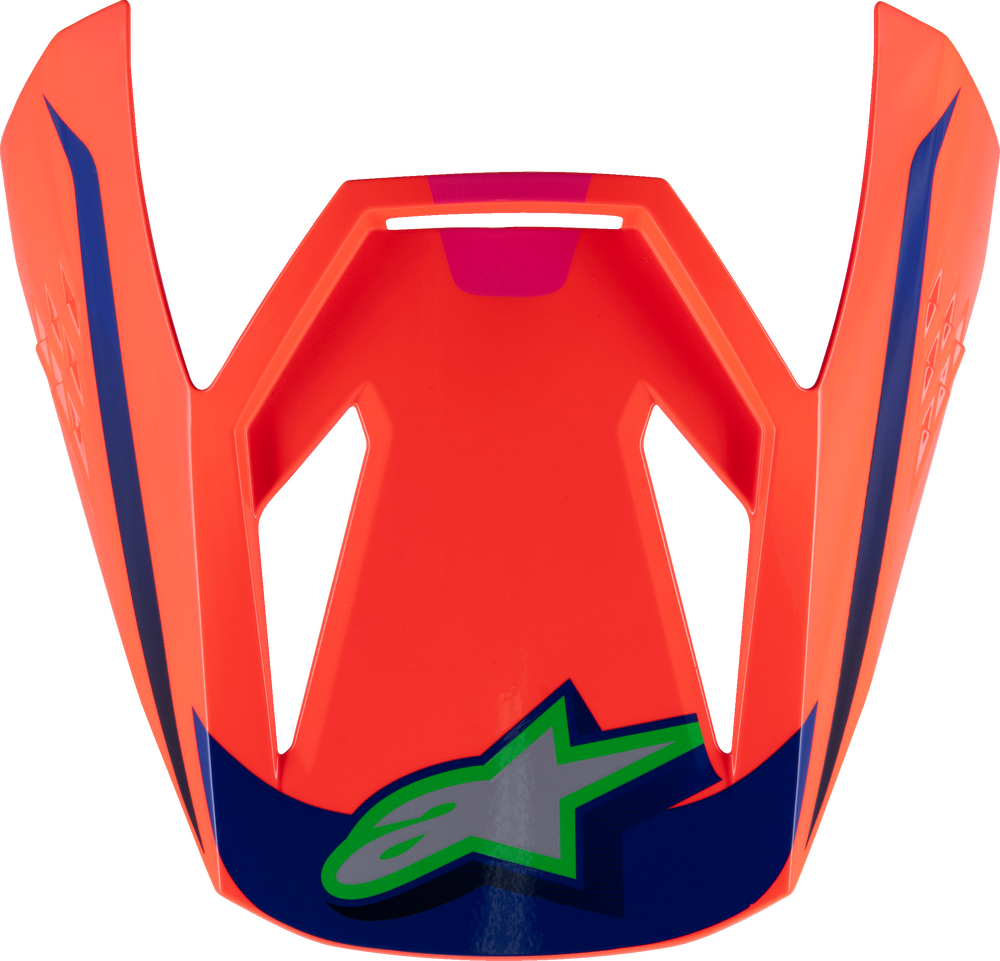Alpinestars SM3 Youth Deegan Visor — Orange Fluo/Purple/Pink Fluo