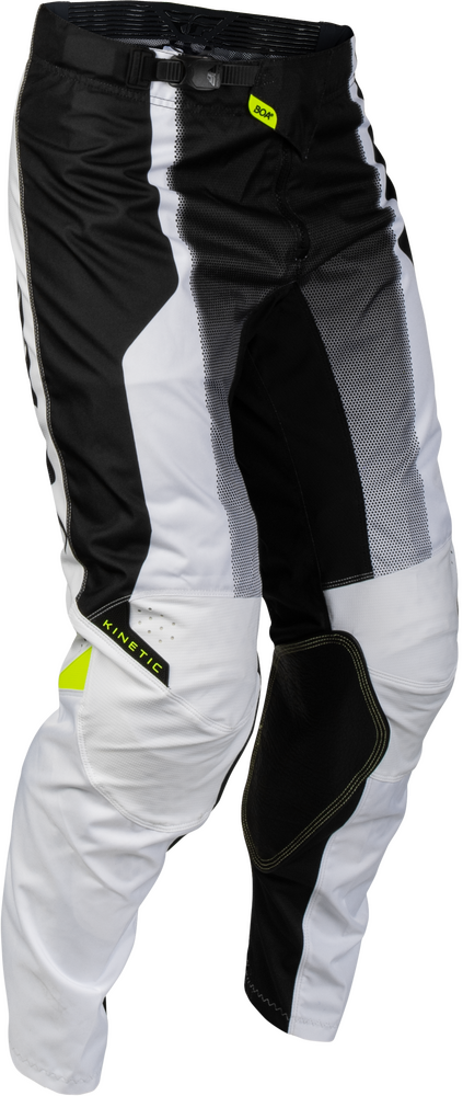 Fly Racing Kinetic Fade Pants (2027) — White/Black/Hi-Vis