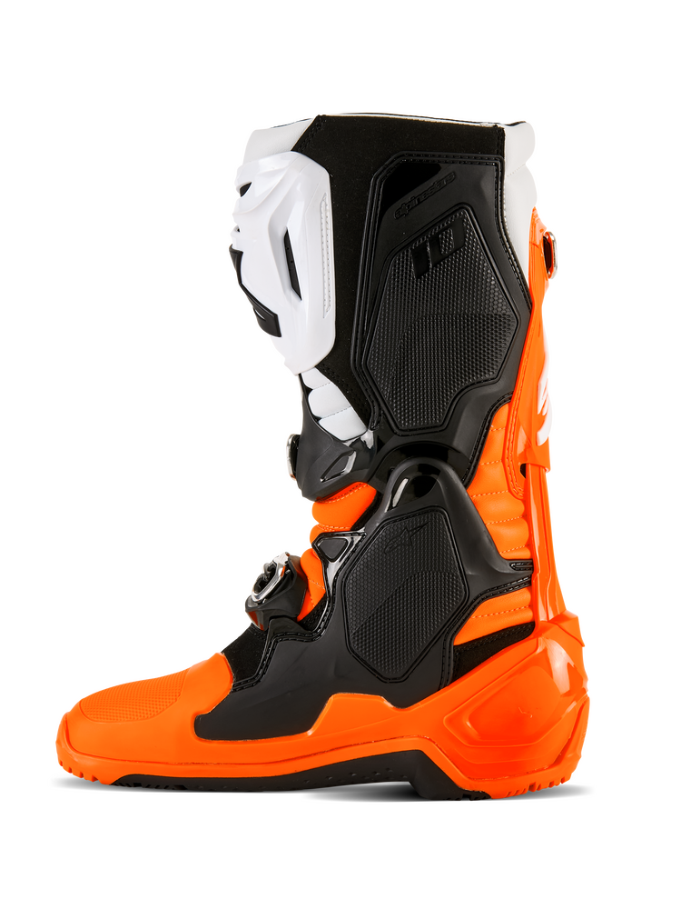 ALPINESTARS TECH 10 ENDURO BOOTS ORANGE FLUO/BLACK/WHITE 14
