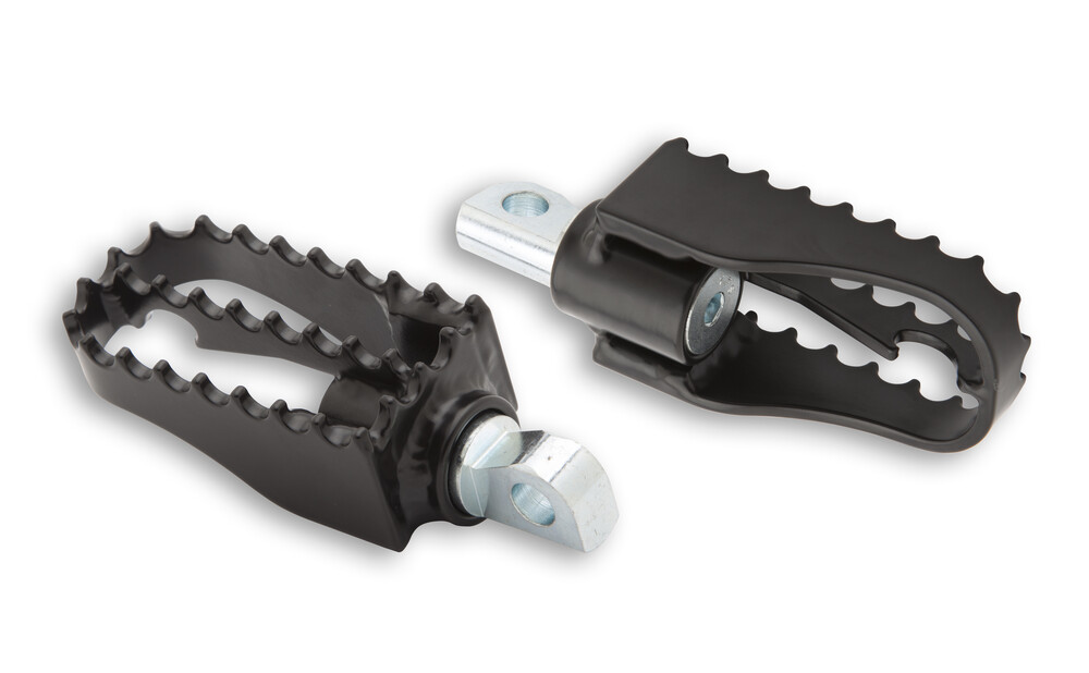 BURLY BRAND MX STYLE M8 PASS FOOTPEGS BLACK