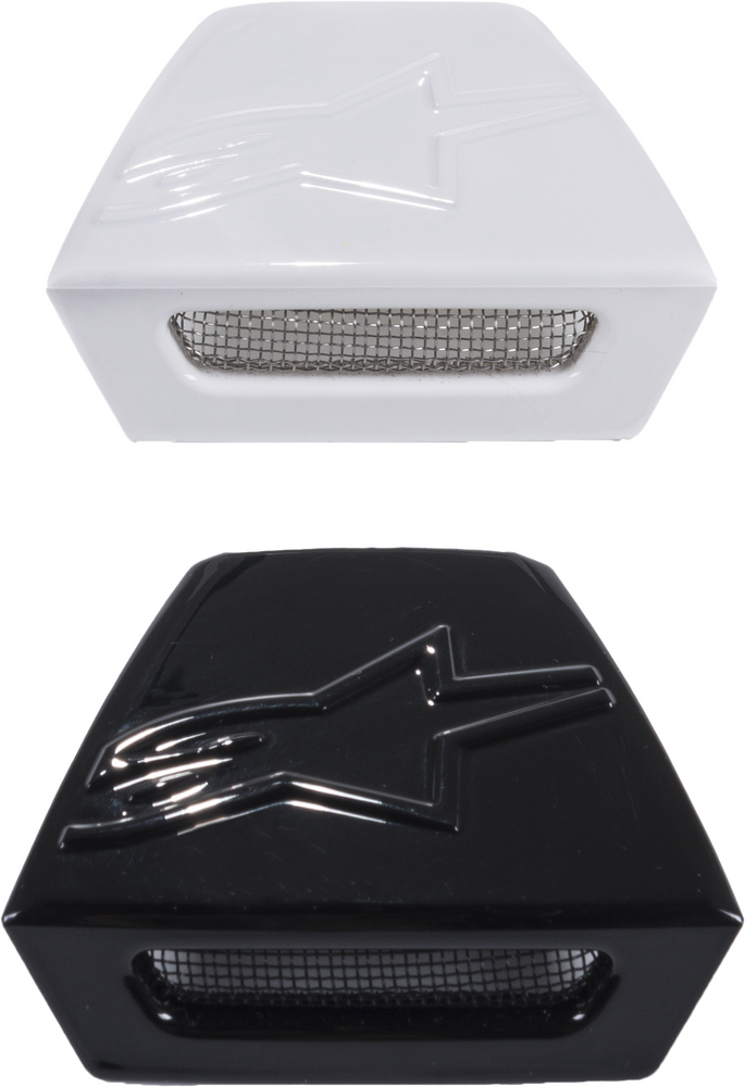 M8/M10 HELMET REAR VENT GLOSS WHITE