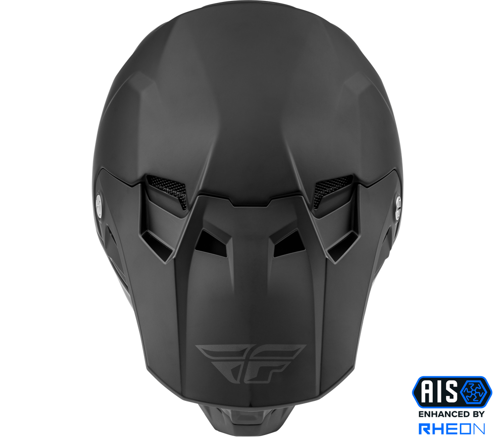 FLY RACING YOUTH FORMULA CC SOLID HELMET MATTE BLACK YL