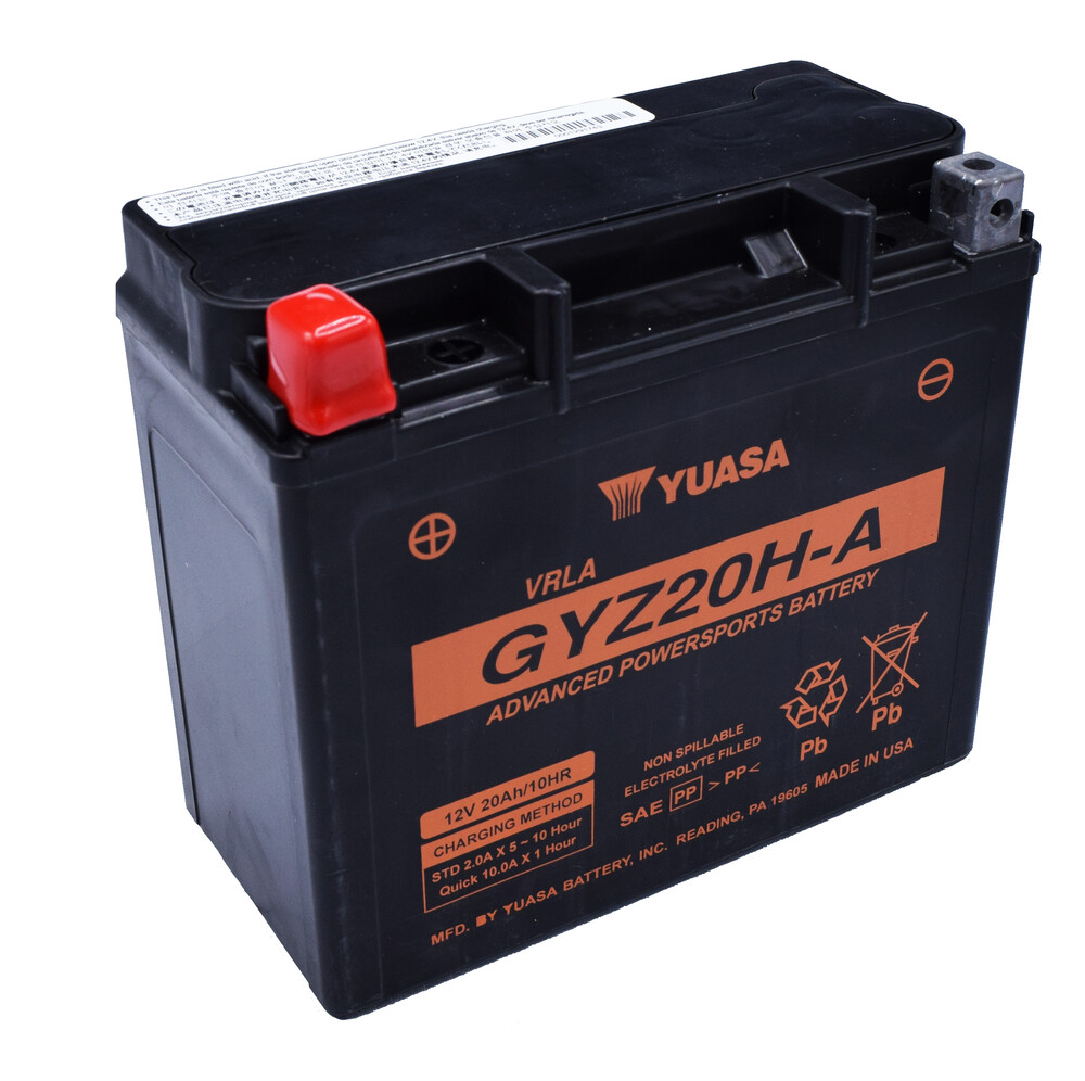 YUASA BATTERY GYZ20H-A SEALED FACTORY ACTIVATED
