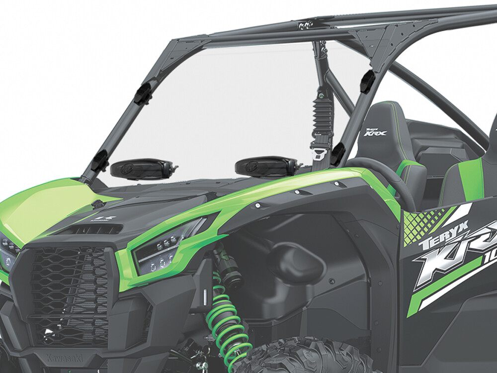 SPIKE FULL WINDSHIELD VENTED KAW