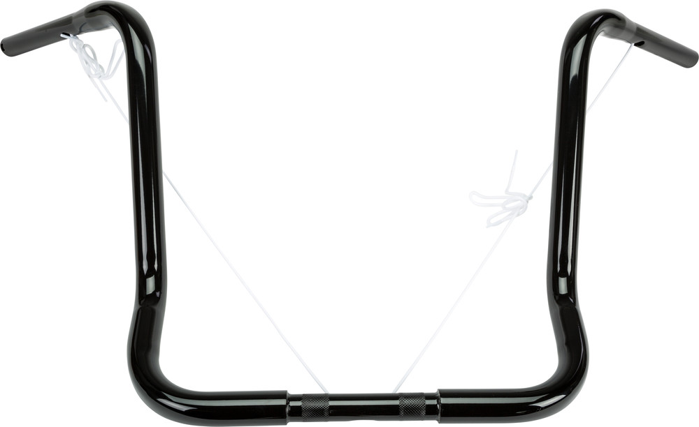 HARDDRIVE 1.25" BAGGER APE-HANGER 18" GLOSS BLACK TBW