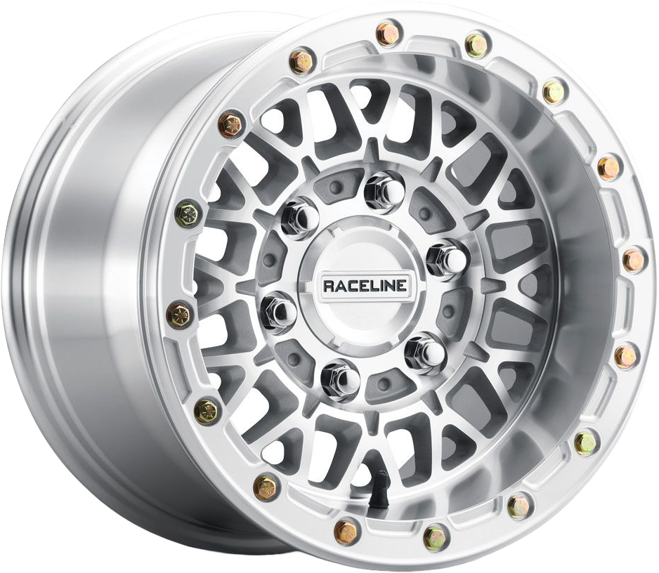 Raceline Omega 15x10 6/5.5 +25mm Machined
