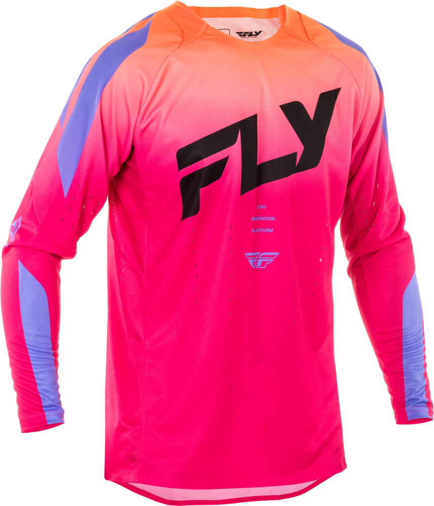 Fly Racing Evolution DST Jersey — Pink/Lavender/Black