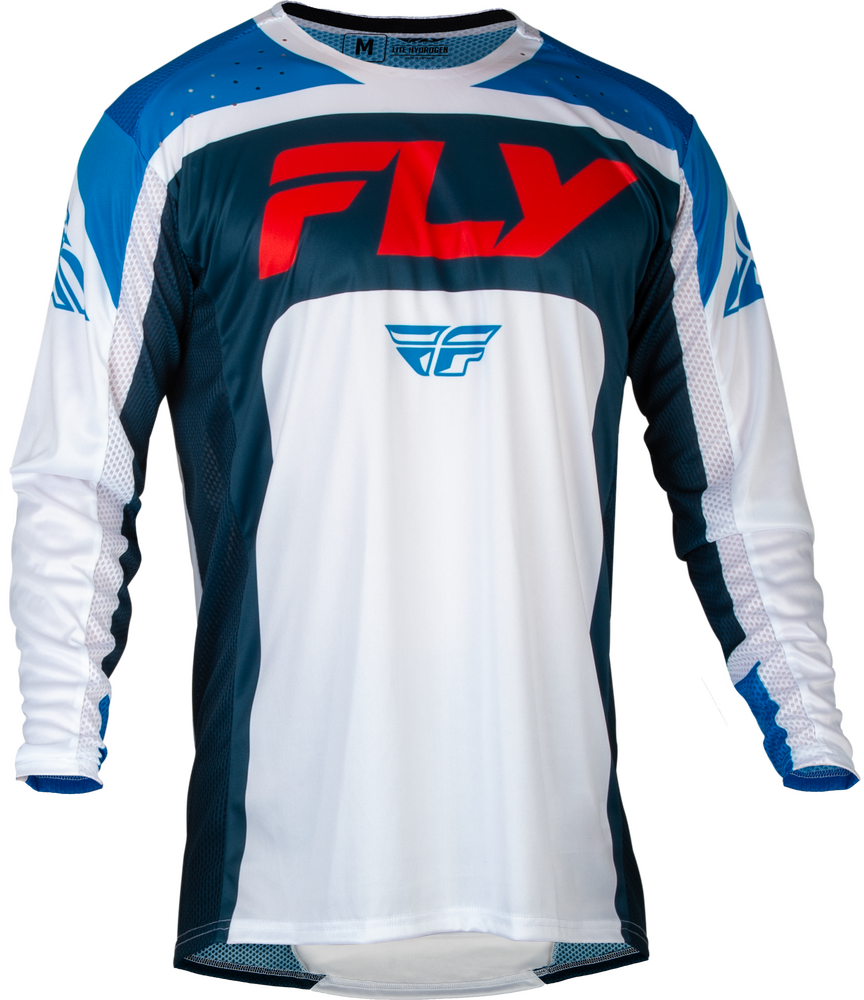 Fly Racing Lite Jersey — Red/White/Navy