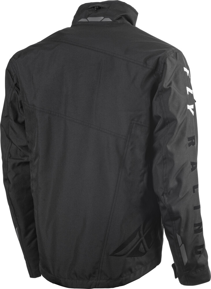 Fly Racing SNX Pro Snow Jacket Black Small | Snowmobile Warmth & Protection