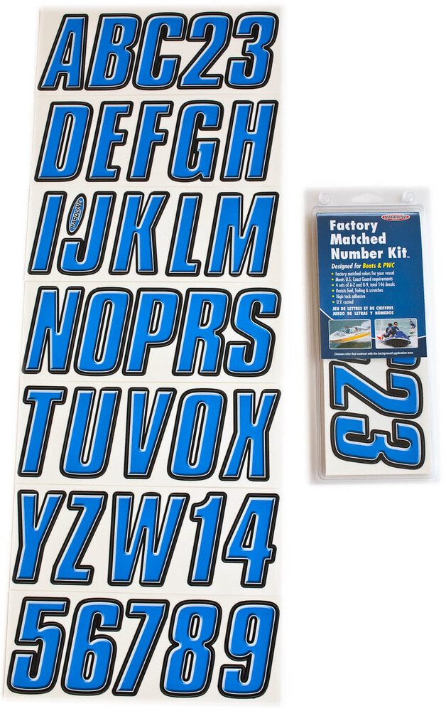 HARDLINE SERIES 800 REGISTRATION KIT BLUE/BLACK