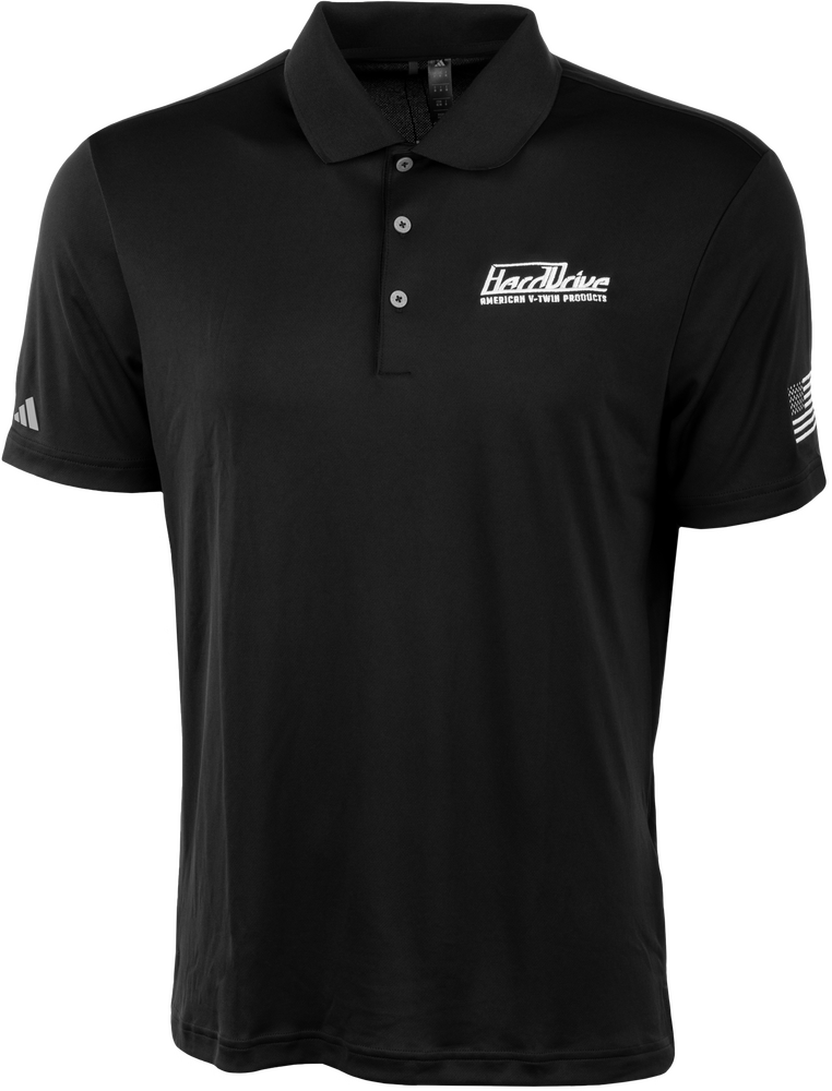 Harddrive Polo Black/White 3X