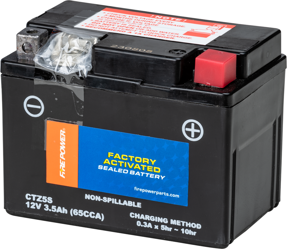 Fire Power Factory Activated AGM Battery CTZ5S