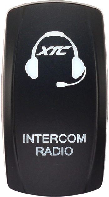XTC POWER PRODUCTS DASH SWITCH ROCKER FACE INTERCOM RADIO