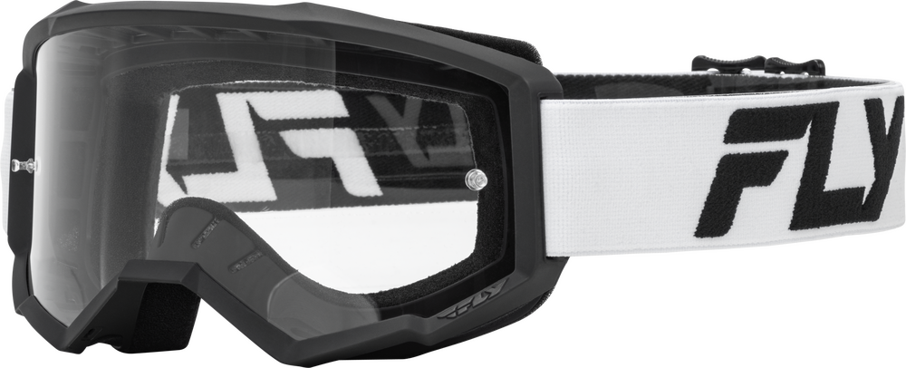 Fly Racing Focus Goggles (2024) — White/Black