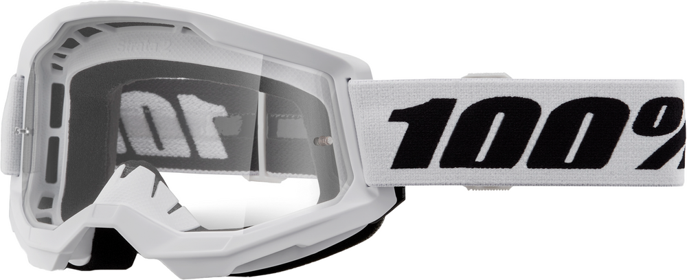 STRATA 2 GOGGLE WHITE CLEAR LENS