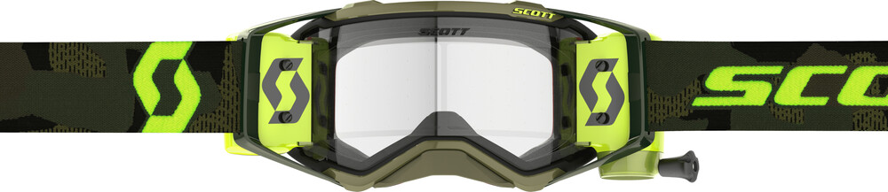 SCOTT PROSPECT SUPER WFS GOGGLE KAKI GRN/NEON YLW CLEAR WORKS