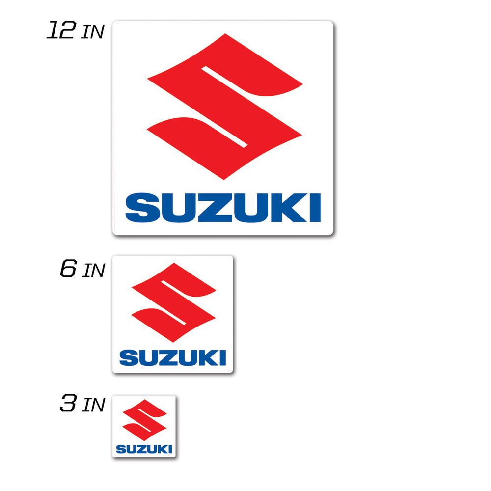 D-COR SUZUKI ICON DECAL 6" SQUARED SUZUKI ICON DECAL 6" SQUARED