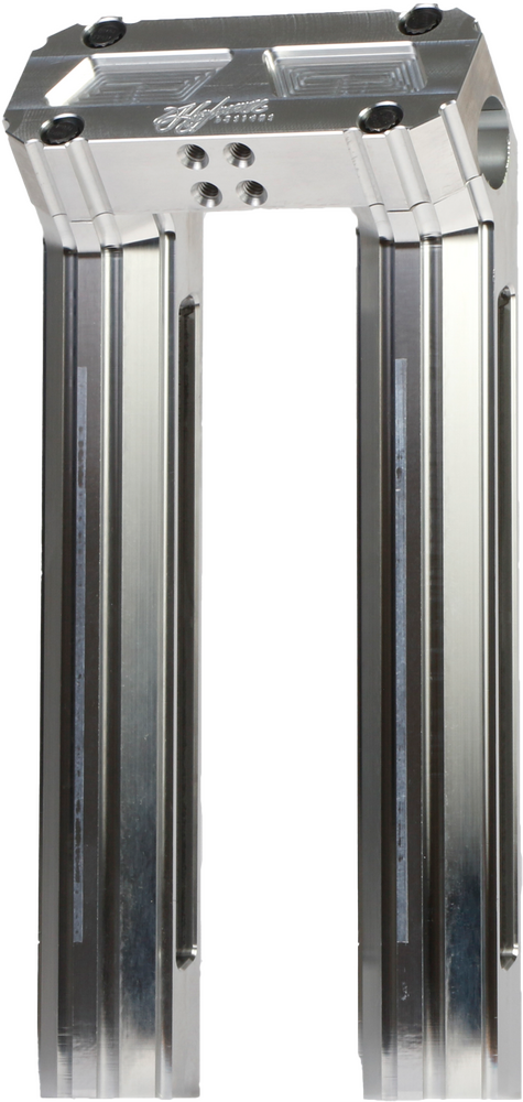 HOFMANN DESIGNS H/D BILLET RISERS 10" RAW KICKBACK