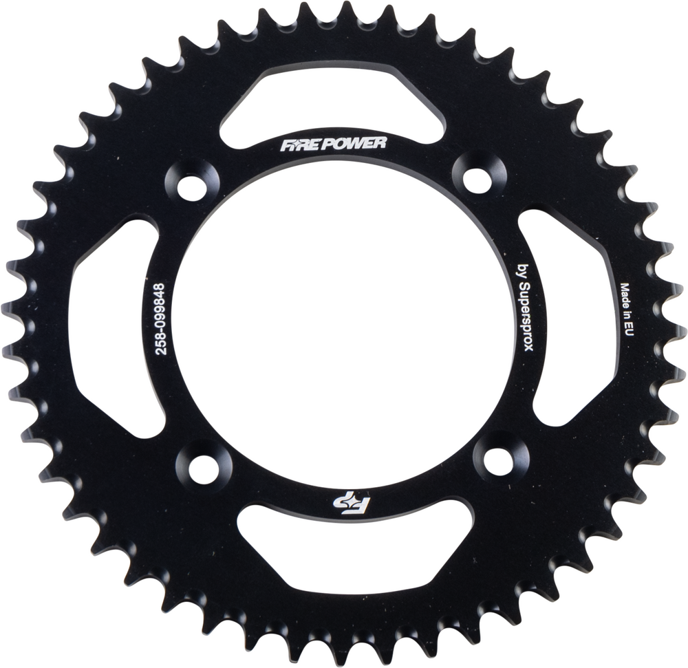 FIRE POWER REAR SPROCKET ALUMINUM 48T BLK