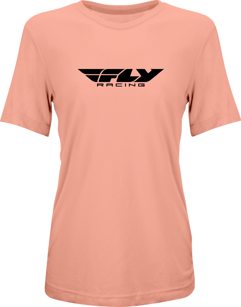 FLY RACING WOMEN'S FLY ORIGIN CORP TEE PEACH SM
