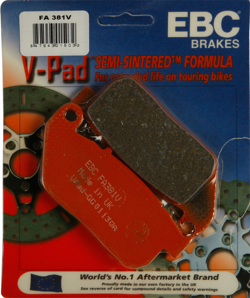 EBC Brakes Semi-Sintered Front Brake Pads For Harley Sportster 2004-2013