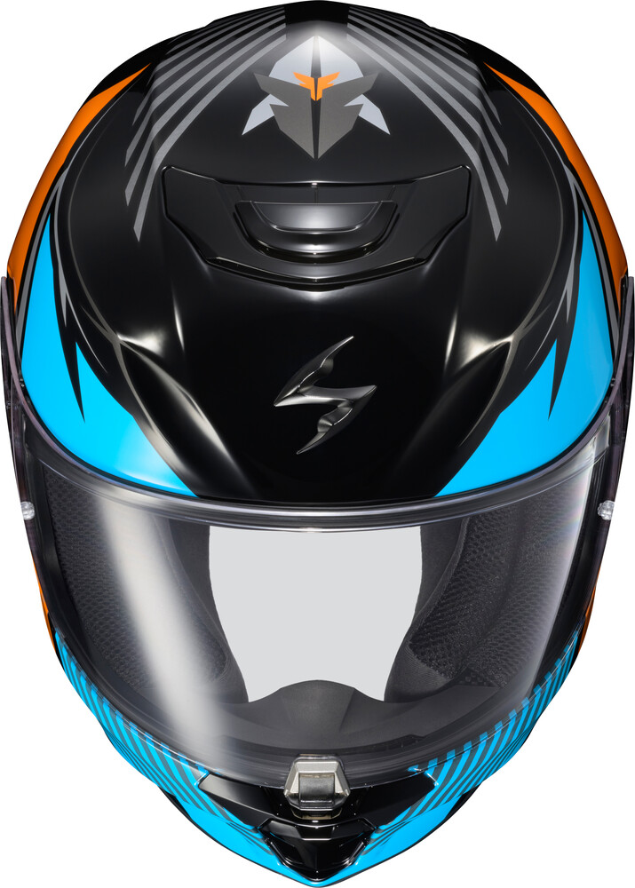 SCORPION EXO EXO-R330 FULL-FACE HELMET HAWKER LIGHT BLUE MD