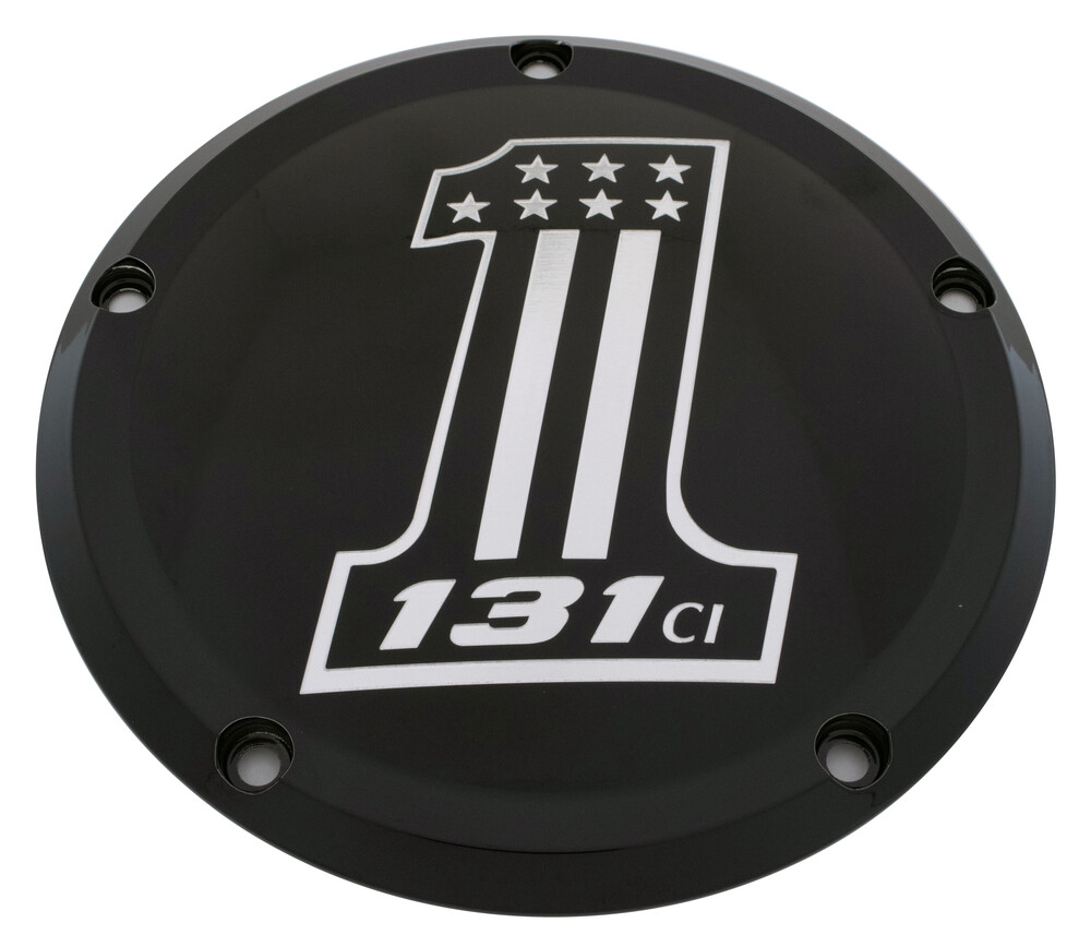 6   M8 SOFTAIL DERBY COVER 131 BLACK