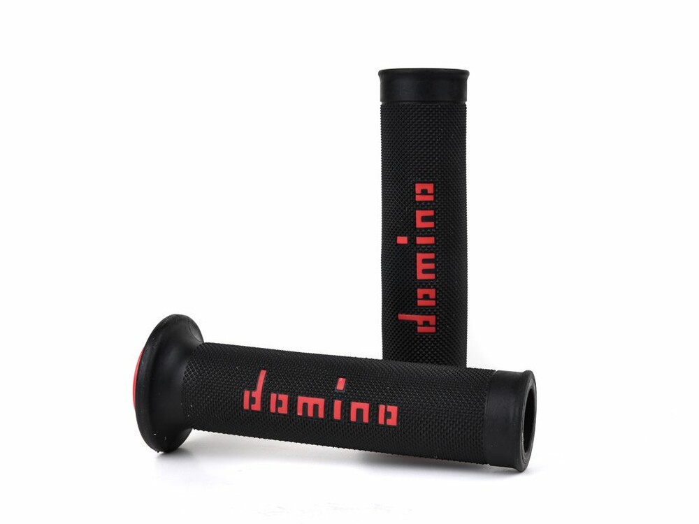 DOMINO RACING MOTOGP GRIPS BLACK/RED PAIR