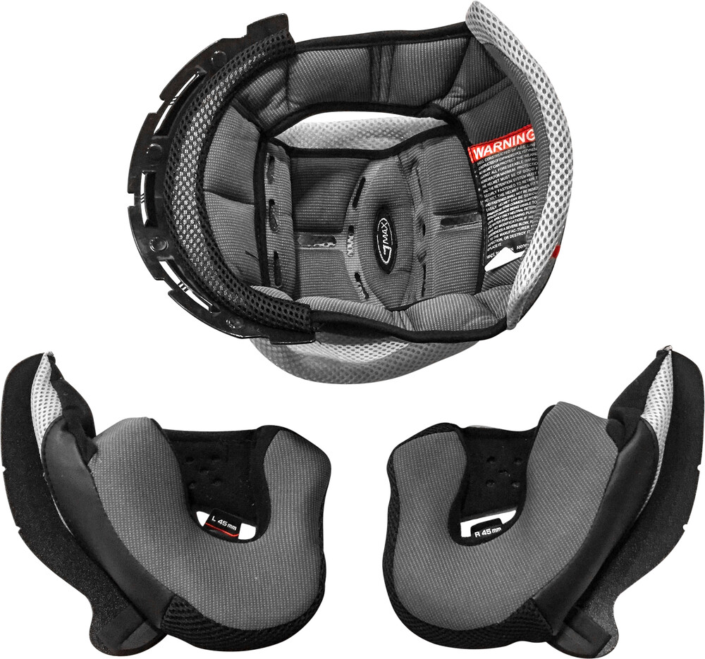 GMAX CONVERSION KIT FROM SM TO XS CHEEK PADS & LINER MD-01