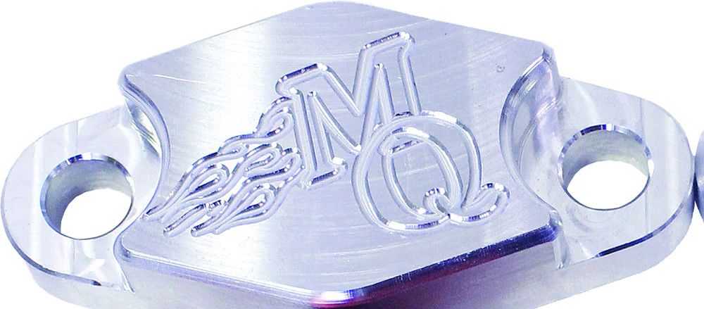 MODQUAD BRAKE BLOCK OFF PLATE (SILVER)