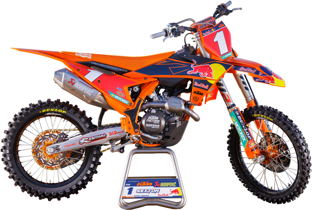 NEW-RAY 1:6 SCALE RED BULL KTM CHASE SEXTON #4