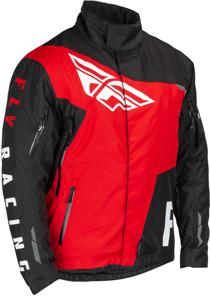Fly Racing Youth SNX Pro Jacket (2025) — Black/Red