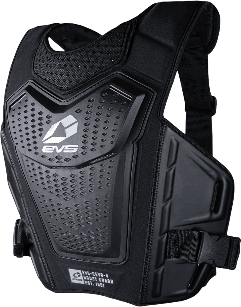 Evs Revo 4 Roost Deflector — Black/White