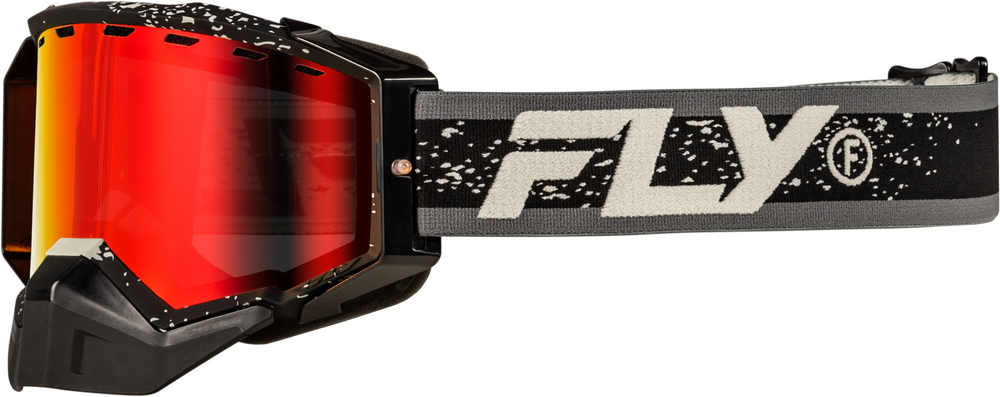 Black/Grey W/ Red Mirror/Amber Lens