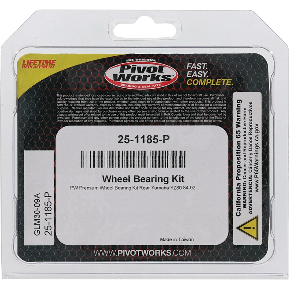PIVOT WORKS WHEEL BEARING KIT PREMIUM
