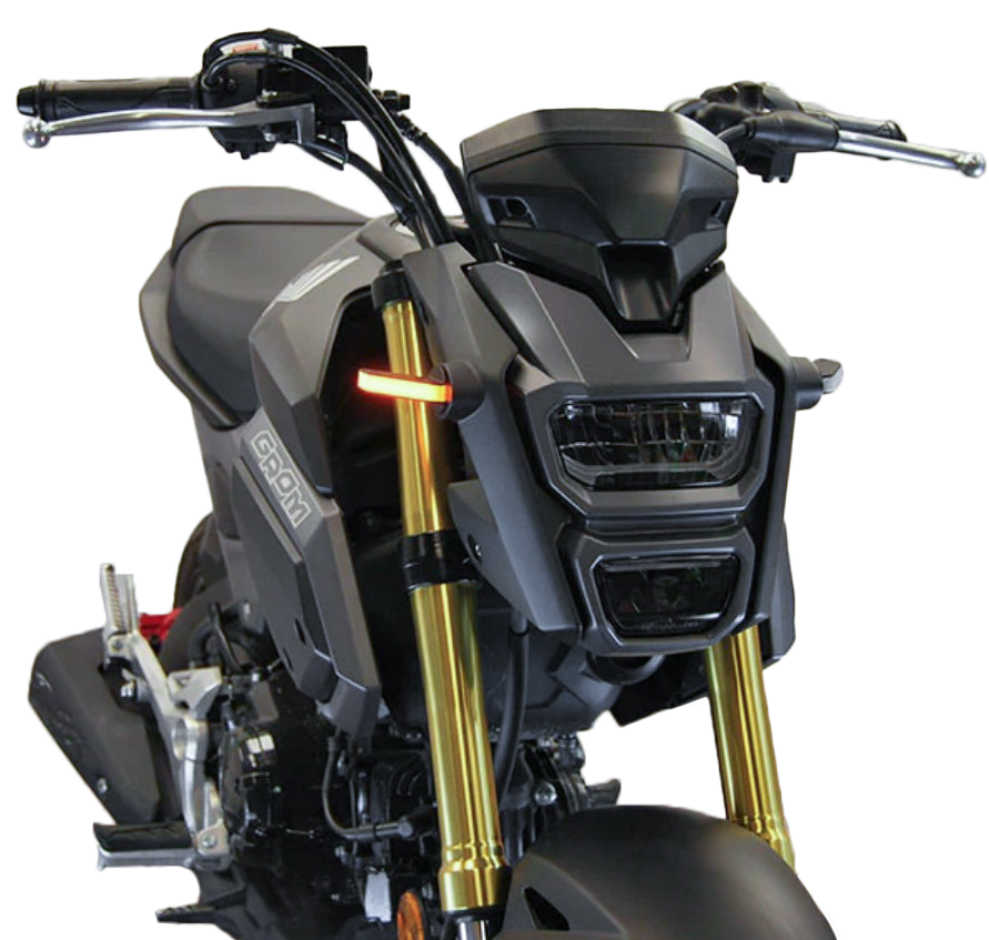 New Rage Cycles LED Front Turn Signals Honda Grom 2014-2020