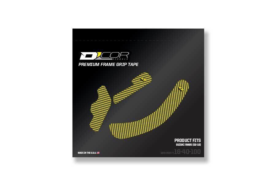 D-COR FRAME GRIP GUARD DECAL YELLOW