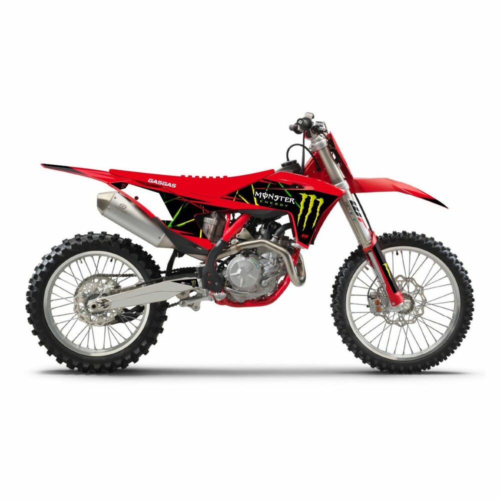D-COR CMPLT KIT MONSTER ENERGY SLASH WHITE BG