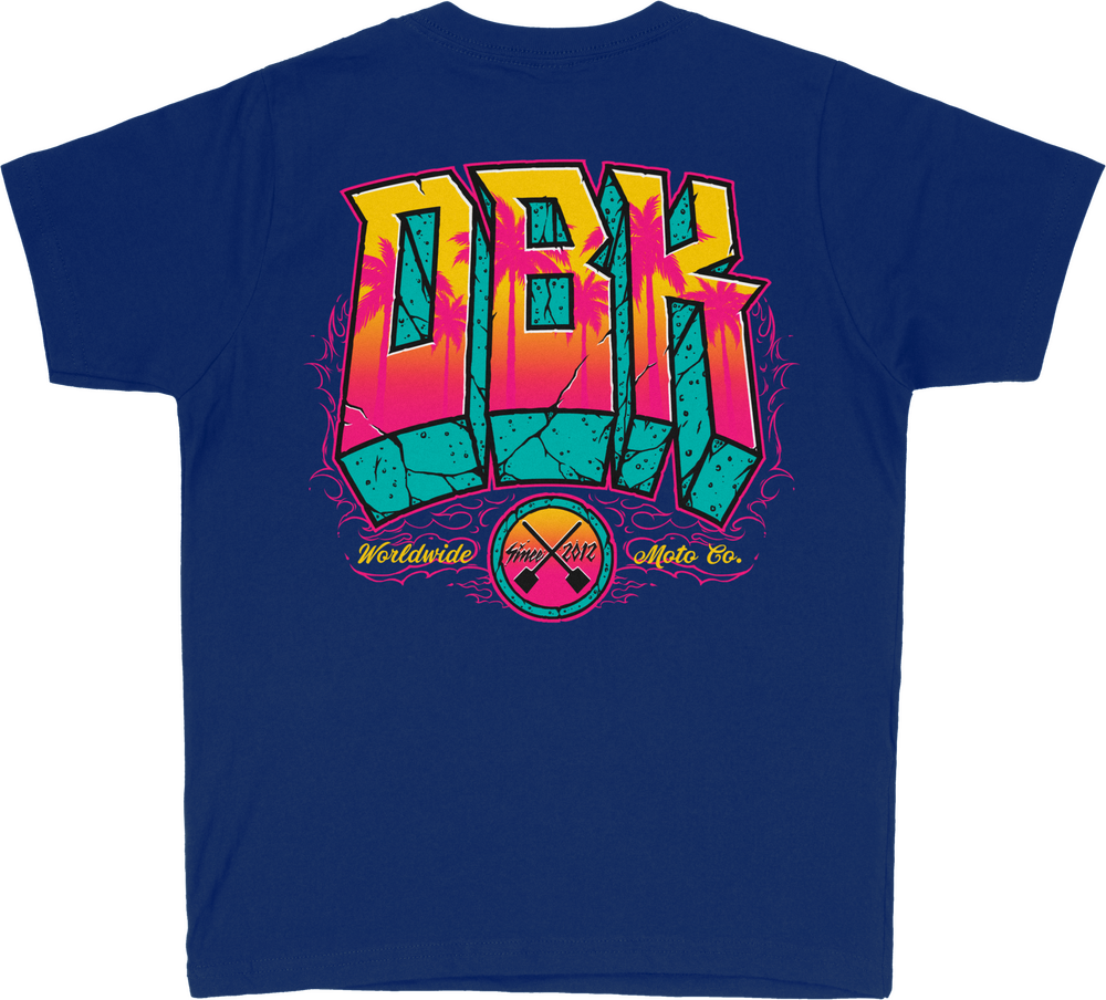 Dbk Youth Block x Block Tee (2026) — Royal Blue