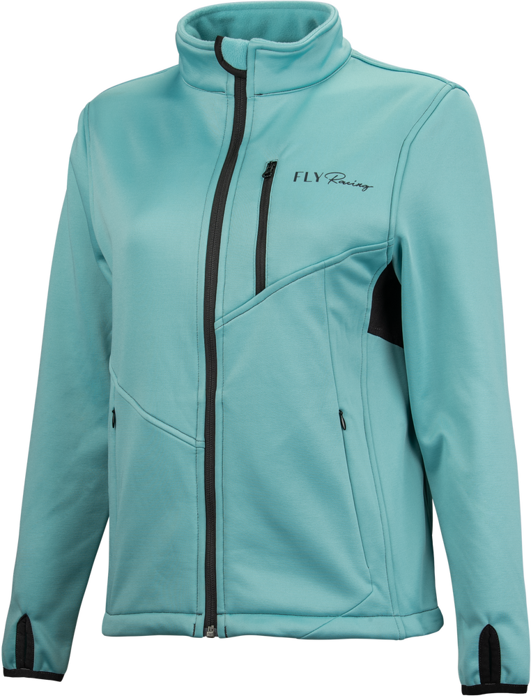 Fly Racing Women's Mid Layer Jacket — Blue