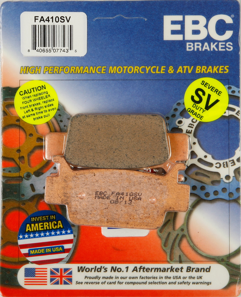 Severe Duty "SV" Sintered Brake Pads