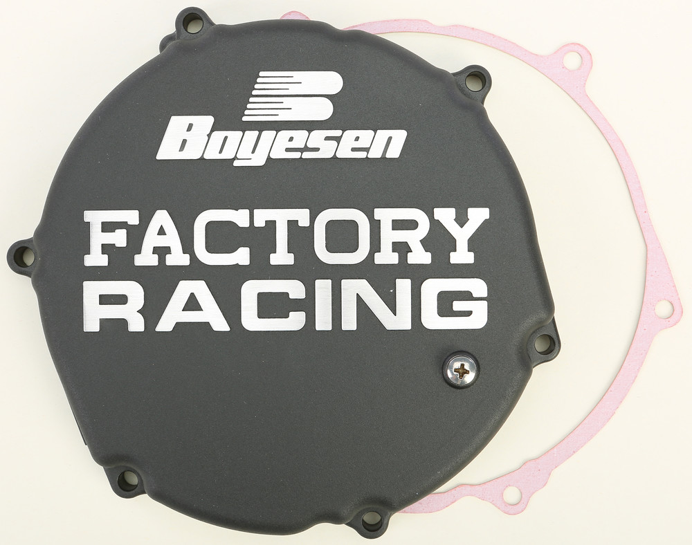 BOYESEN FACTORY RACING CLUTCH COVER BLACK