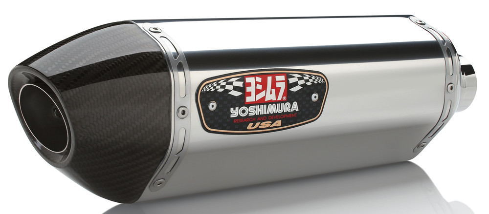 Yoshimura R77 Stainless Slip-On Exhaust 2019-2024 Suzuki DL650 V-Strom & 2017-2024 Suzuki DL650 V-Strom XT