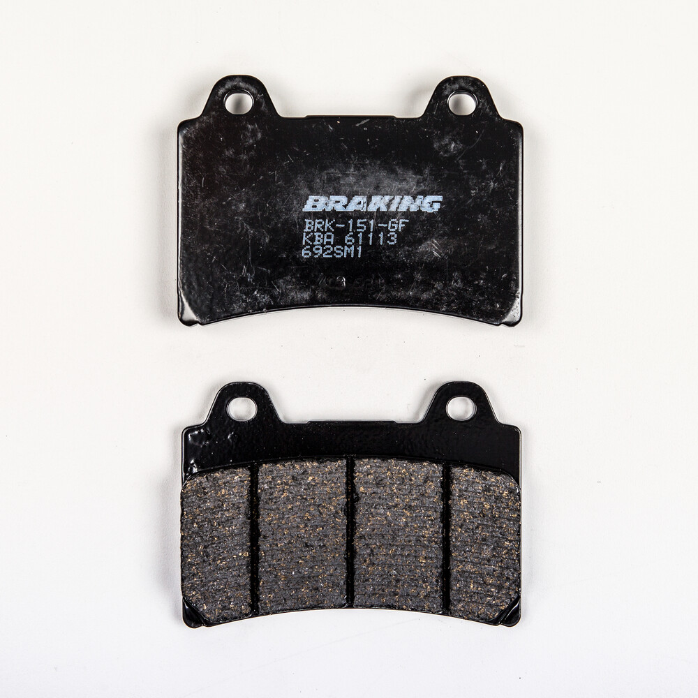 BRAKING BRAKE PAD SET SEMI-METALLIC