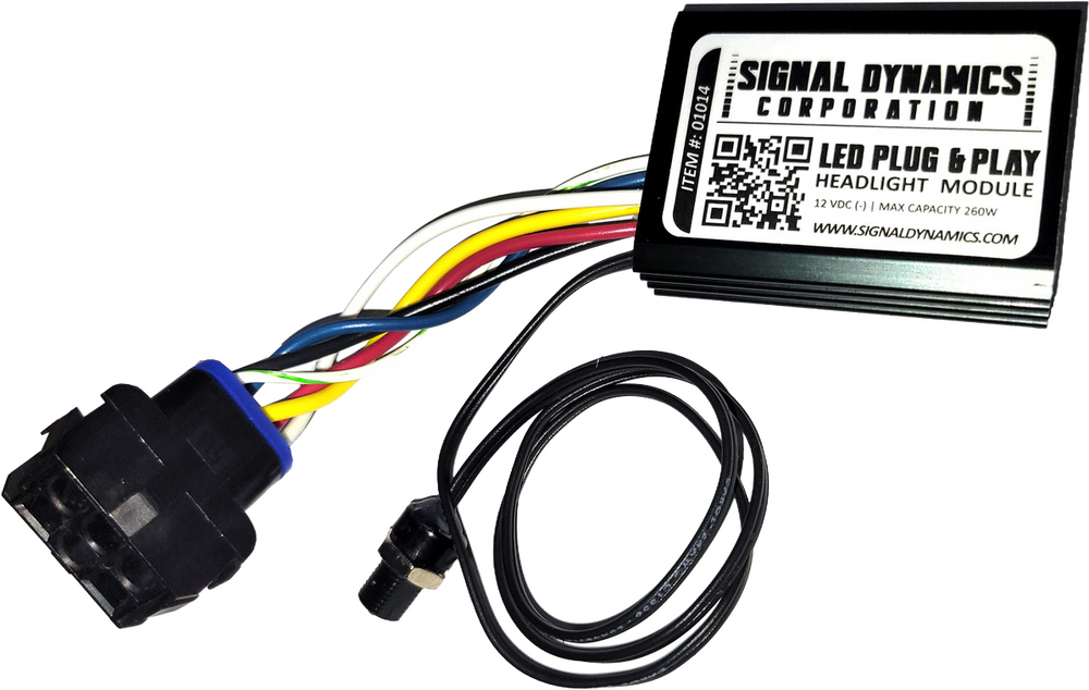 Sdc Plug & Play Headlight Module Halogen & Led 2-1/4x1-5/8-5/8"