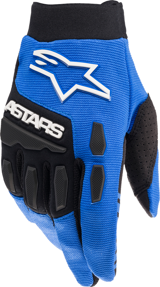 FULL BORE GLOVES BLUE/BLACK LG