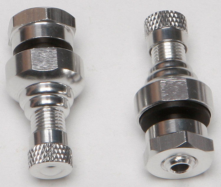 Comp. Werkes Straight/Straight Air Valve 8.3mm Silver