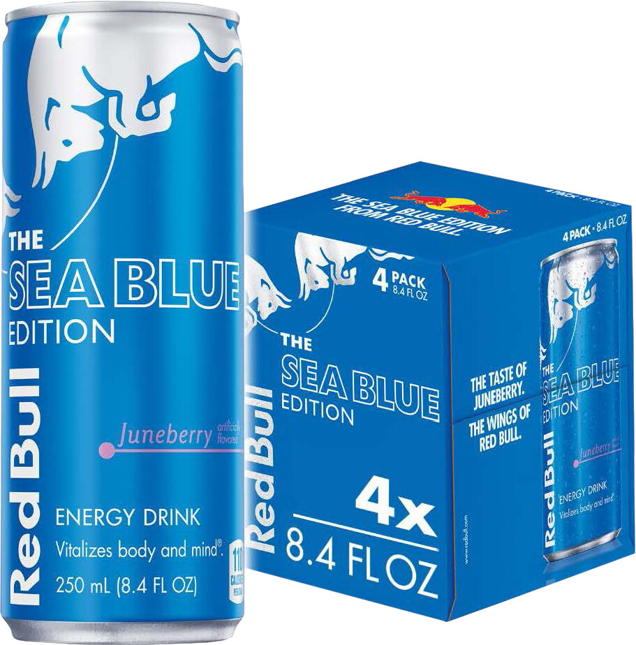 Red Bull Rb Sea Blue 8.4oz Juneberry